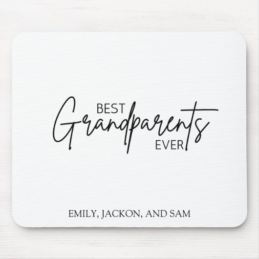 Moderne minimalistische beste grootouders ooit muismat (Voorkant)