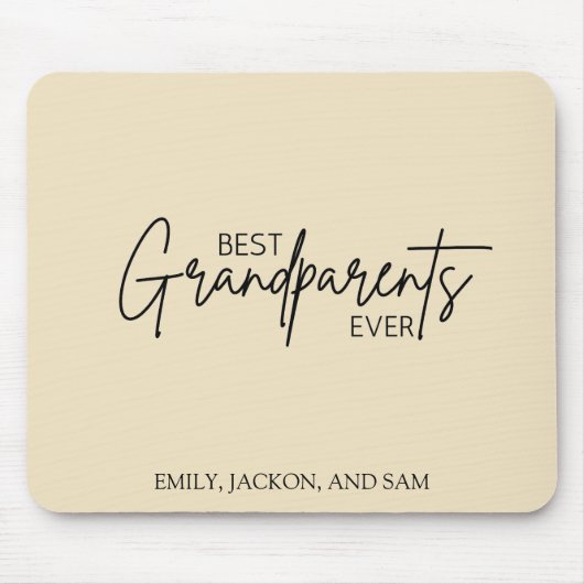 Moderne minimalistische beste grootouders ooit muismat (Voorkant)