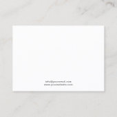 Moderne minimalistische bestelling Dank u Visiteka Visitekaartje (Achterkant)