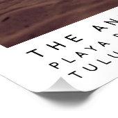 Moderne minimalistische bestemming Familiefoto Perfect Poster (Hoek)