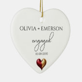 Moderne minimalistische betrokkenheid keramisch ornament (Rechts)