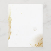 Moderne minimalistische bewaarder de datumkaart (Achterkant)