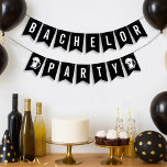 Moderne minimalistische Big Bold Black vrijgezelle Vlaggetjes<br><div class="desc">Vier in stijl met deze gedurfde zwarte vrijgezellenfeestbanner met strakke witte typografie en leuke bierpictogrammen voor de mok. Perfect voor opknoping in bars, feestzalen, of thuis feesten, deze moderne banner voegt een speelse maar mannelijke touch aan uw inrichting. Lichtgewicht en herbruikbaar, het is een gemakkelijke manier om de sfeer te...</div>