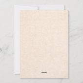 Moderne minimalistische Big Bow Flat vakantie uitn Feestdagenkaart (Achterkant)