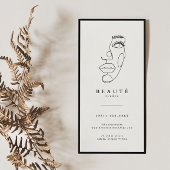 Moderne minimalistische Black Lash & Brow Service 