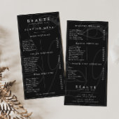 Moderne minimalistische Black Salon/Spa Service Me