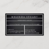 Moderne, minimalistische Blackboard Professional Visitekaartje (Voorkant)