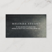 Moderne minimalistische Blackboard Tattoo Professi Visitekaartje (Achterkant)