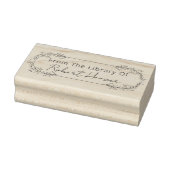 Moderne minimalistische bladeren uit de bibliothee rubberstempel (Stempel)