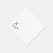 Moderne & Minimalistische Blauwe Kinderwagen Baby Servet (Hoek)