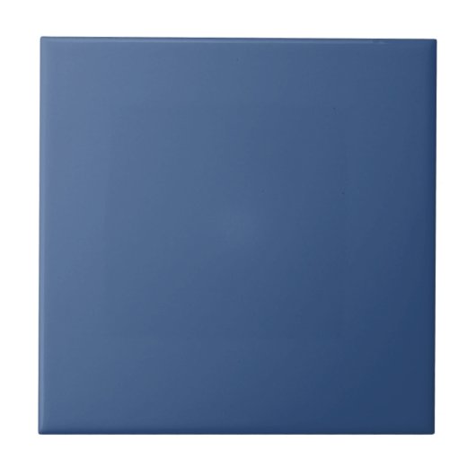 Moderne Minimalistische Blauwe Tegeltje (Voorkant)