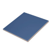Moderne Minimalistische Blauwe Tegeltje (Zijkant)