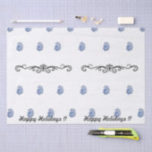 Moderne minimalistische bloemenprint tissuepapier (Craft)