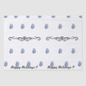 Moderne minimalistische bloemenprint tissuepapier (Voorkant)