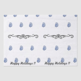 Moderne minimalistische bloemenprint tissuepapier