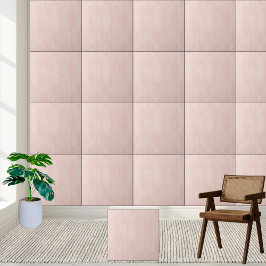 Moderne minimalistische Blush Pink geometrische Tegeltje
