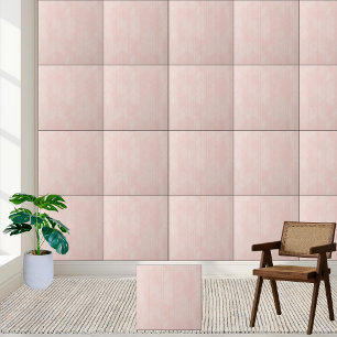 Moderne minimalistische Blush Pink geometrische Tegeltje