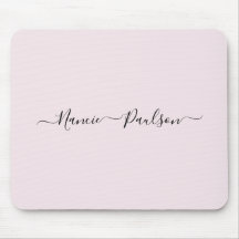 Moderne minimalistische Blush Roze Script Aangepas