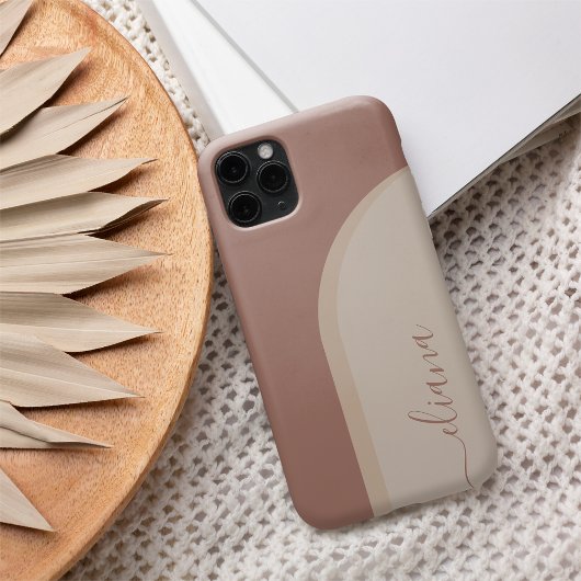 Moderne minimalistische Boho Arch - Aangepast Case-Mate iPhone Case