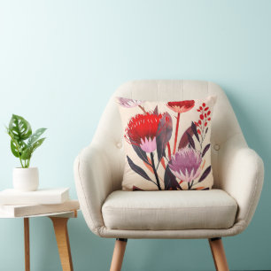 Moderne Minimalistische Boho Bloemige Botanische Kussen