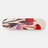 Moderne Minimalistische Boho Bloemige Botanische Persoonlijk Skateboard (Horizontaal)