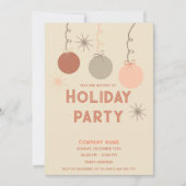 Moderne minimalistische boho ornamenten vakantie f kaart (Voorkant)