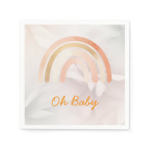 Moderne Minimalistische Boho Regenboog Babyshower