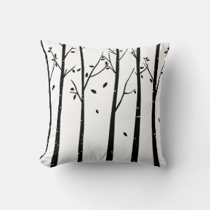Moderne Minimalistische Bomen Bosland Kussen