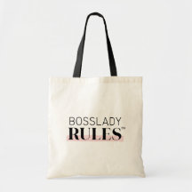 Moderne minimalistische BossLady Rules - Logo