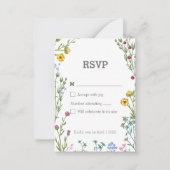 Moderne, minimalistische botanische flora notitiekaartje (Voorkant)