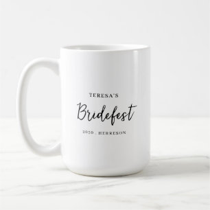 Moderne Minimalistische Bruidsmeisje Script Ontwer Koffiemok