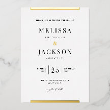 Moderne Minimalistische Bruiloft