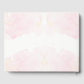 Moderne minimalistische bruiloft gastenboek (Achterkant)