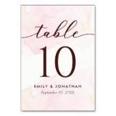 Moderne minimalistische bruiloft kaart (Achterkant)