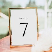 Moderne minimalistische bruiloft kaart