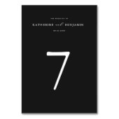 Moderne minimalistische bruiloft kaart (Voorkant)