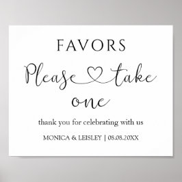 Moderne minimalistische bruiloft poster