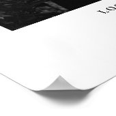 Moderne minimalistische bruiloft poster (Hoek)