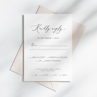 Moderne minimalistische bruiloft