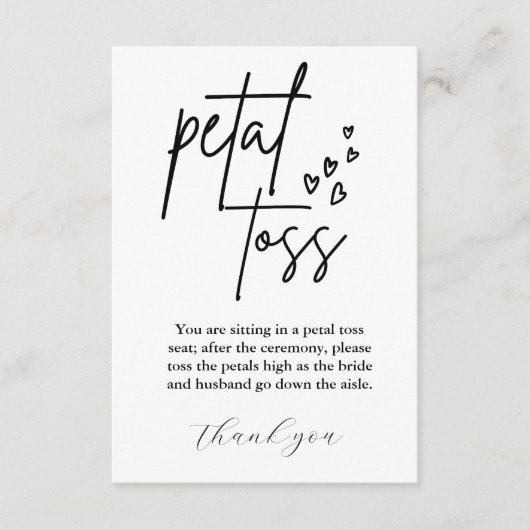 Moderne minimalistische bruiloft sturen van bloemb informatiekaartje (Voorkant)