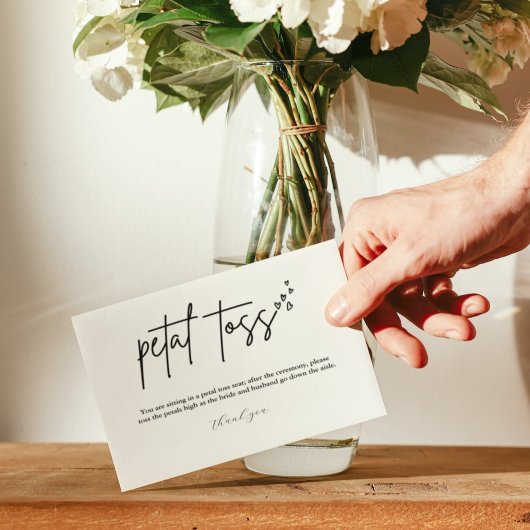 Moderne minimalistische bruiloft sturen van bloemb informatiekaartje