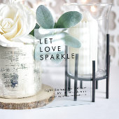 moderne minimalistische bruiloft zendt uit teken acryl bord