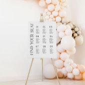 Moderne minimalistische bruiloft zitgrafiek Poster