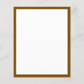 Moderne Minimalistische Bruine en Witte Elegante B (Achterkant)