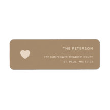 Moderne minimalistische bruine jongen of meisje ge