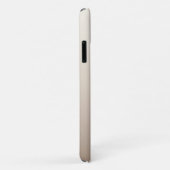 Moderne Minimalistische Bruine Klok - Strak Design Case-Mate iPhone Case (Achterkant/rechts)
