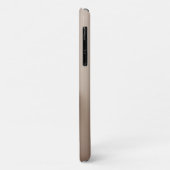 Moderne Minimalistische Bruine Klok - Strak Design Case-Mate iPhone Case (Achterkant/links)