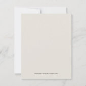 Moderne minimalistische budgettaire uitnodiging to (Achterkant)