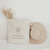 Moderne minimalistische business Logo Uw Logo hier Tote Bag