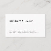 Moderne minimalistische business meerdere datums afsprakenkaartje (Voorkant)